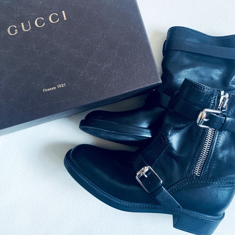 Gucci Moto Boots - Picture 7 of 8